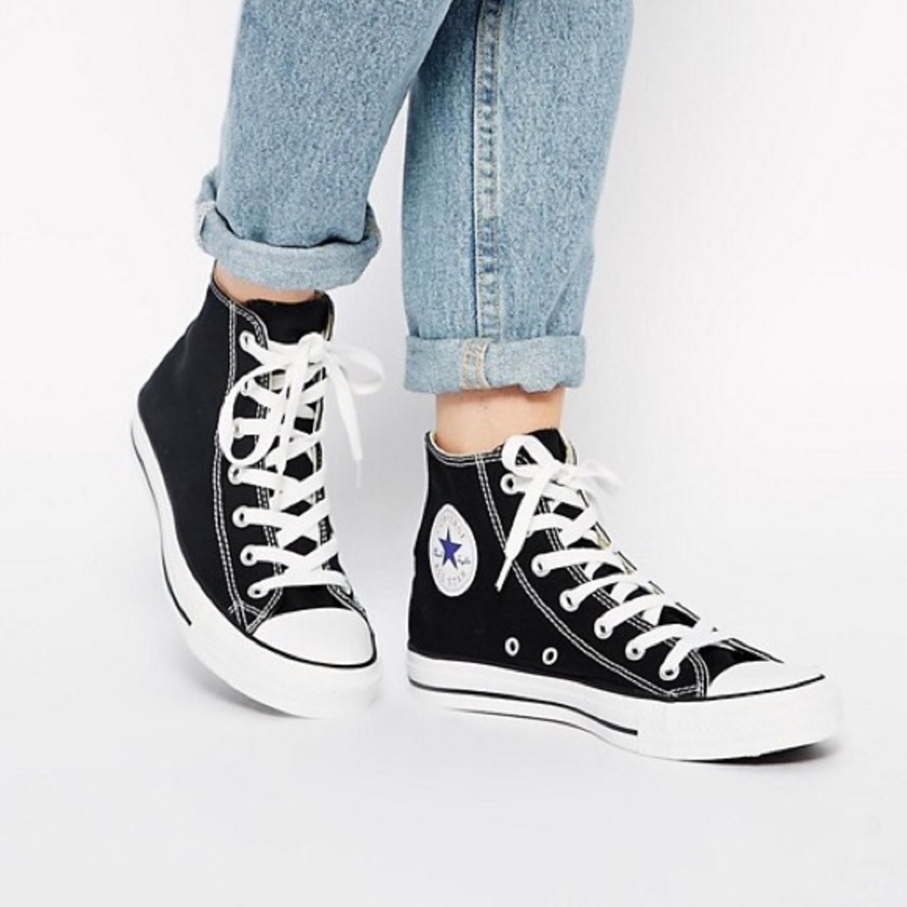 Black Converse High tops